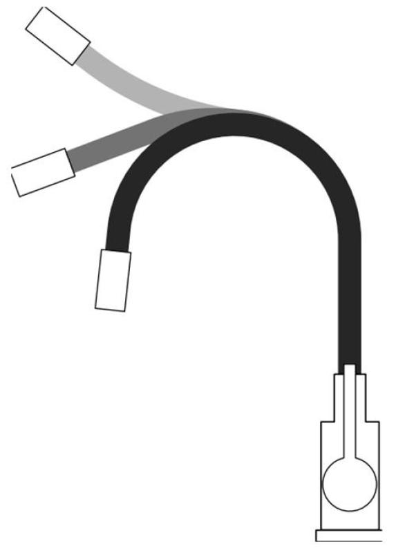 Quadri Bristol кухненски смесител със златен цвят и гъвкав бял изпускателен отвор 1208971408