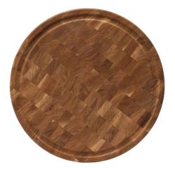Woodsea Woodstone Дъб кръгъл - Дъбова Дървена кръгла Дъска за рязане Ø42cm 1208971525