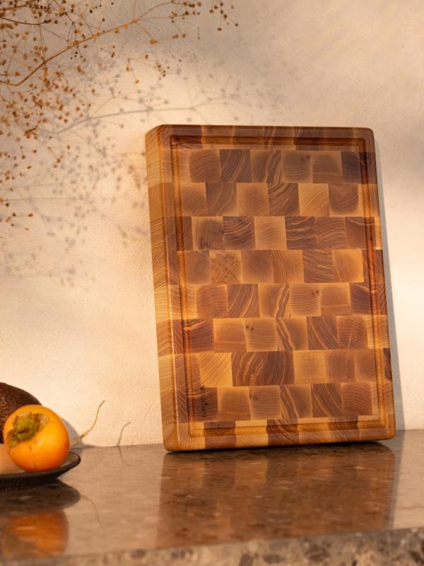 Woodsea Woodstone Ash L - Есен Дървена Дъска за Рязане 40x60cm 1208971528