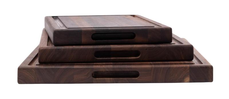 Woodsea Butcher Groove M - Орехова дъска за рязане с канал за сок 50x38 см 1208971535