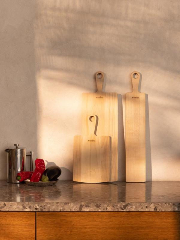 Woodsea Pine Natural - Сервирна дъска от кленово дърво 11x62 см 1208971578