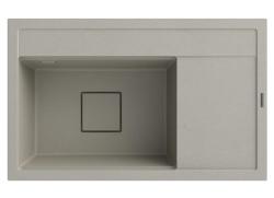 Graniteland Seta Гранитен Бежов Пясъчен Умивалник за монтиране 80x50 cm1208971620