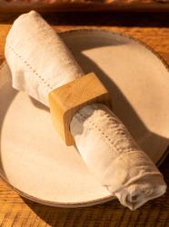 Woodsea Салфетни пръстени от орех - Орехови салфетни пръстени 5x5 см 2 броя 1208971654