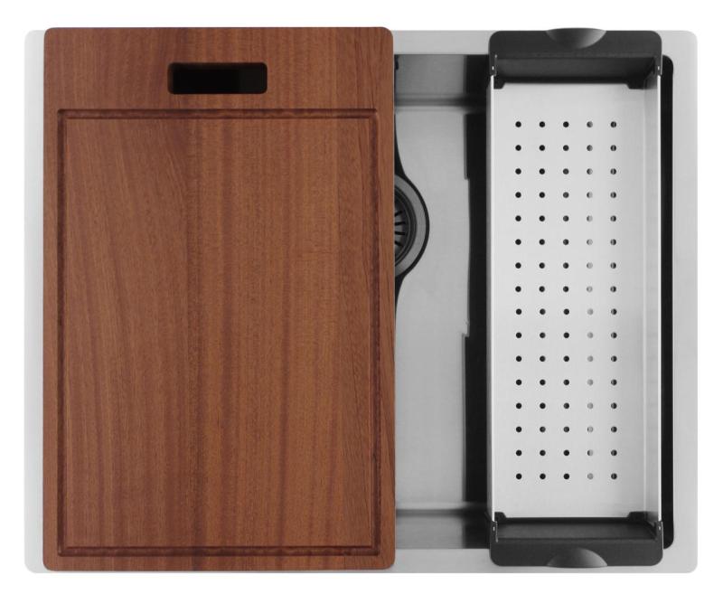 Pure.Sink Luxion Неръждаема мивка 50x40 cm за вграждане, плоско вграждане и надграждане  PLX5040-02