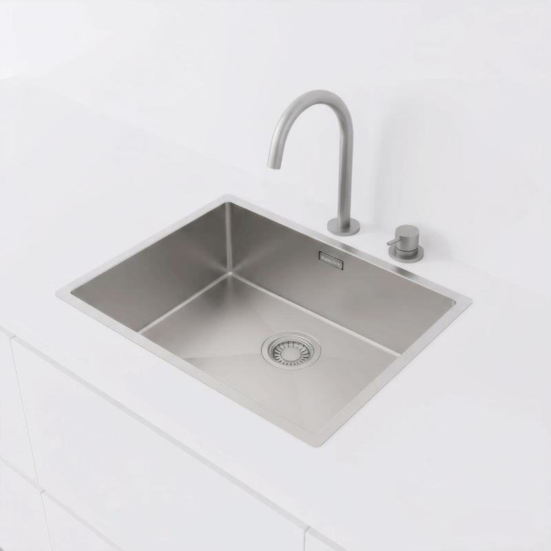 Pure.Sink Luxion Неръждаема мивка 50x40 cm за вграждане, плоско вграждане и надграждане  PLX5040-02
