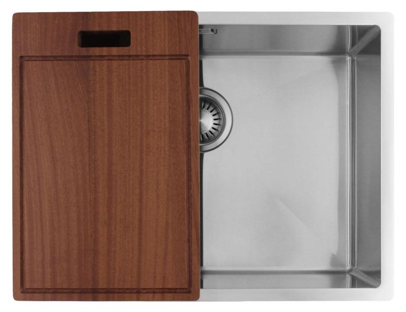 Pure.Sink Luxion Неръждаема мивка 55x40 cm за вграждане, плоско вграждане и надграждане PLX5540-02