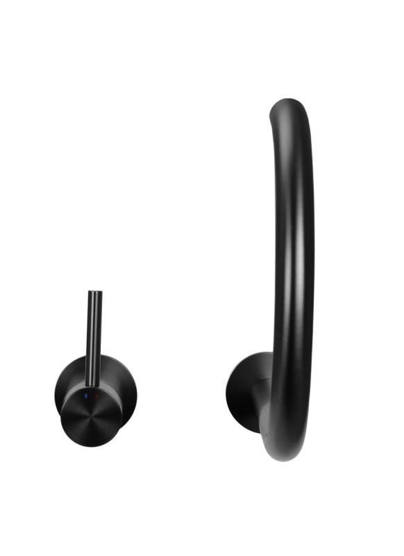 Pure.Sink Luxion 2-отворен кухненски кран от метал с кръгла изливка PLX2HR-61