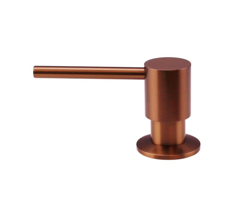 Pure.Sink Elite Steel Shine вграден диспенсър за сапун PVD мед отгоре презареждаем PS9010-62