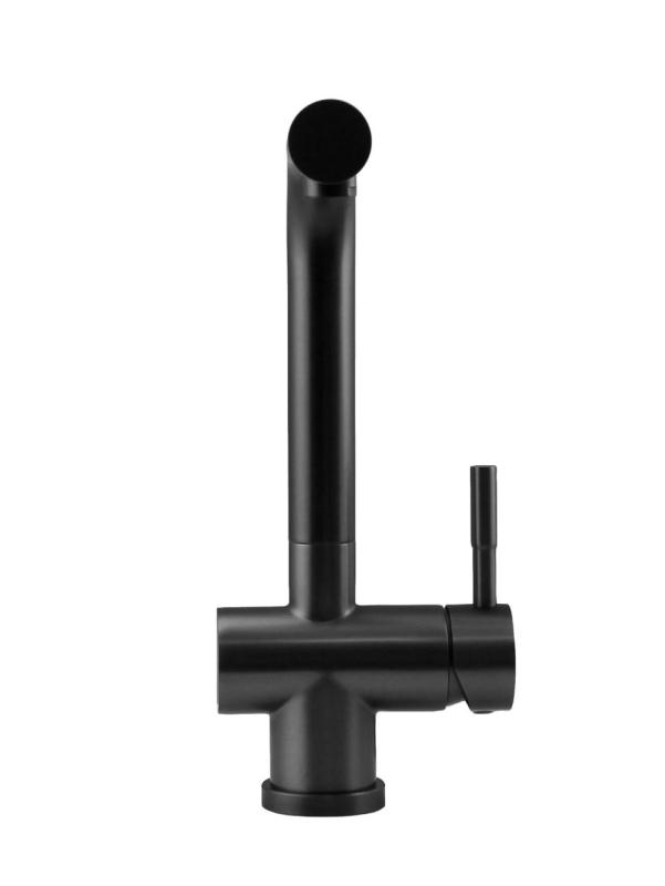 Pure.Sink Elite Steel Pulse-S кухненски смесител PVD пушечен метал с издърпващ се чучур и режим на пръскане PS8500-61