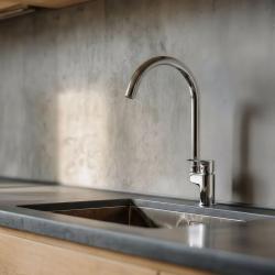 Aquanello Casa Кухненски смесител Хром с горна дръжка CR-1202-CS