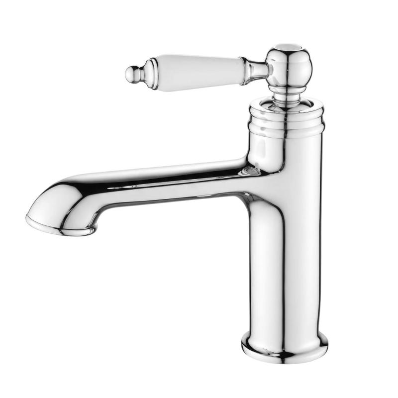 Aquanello Heritage Manor Classic Nostalgic Washbasin Mixer Tap Chrome CR-1001-HM