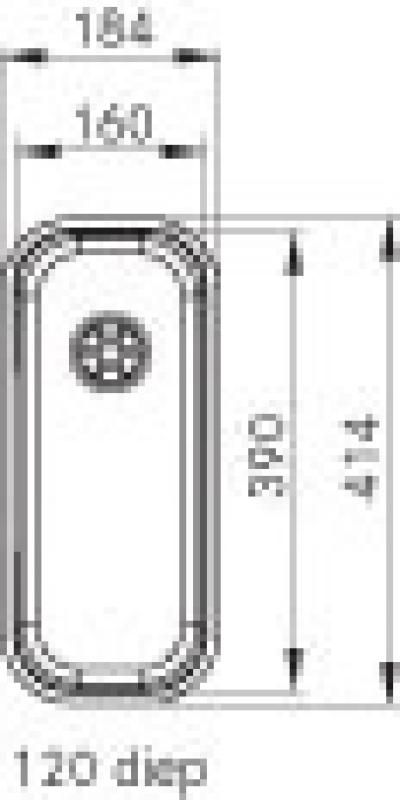 Franke Largo LAX 110.16D Мивка за монтаж под плота 1120157550